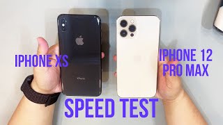 IPHONE XS VS IPHONE 12 PRO MAX | SPEED TEST