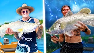 We Got Caught Fishing In a CRAZY Aussie Tropical Storm!!