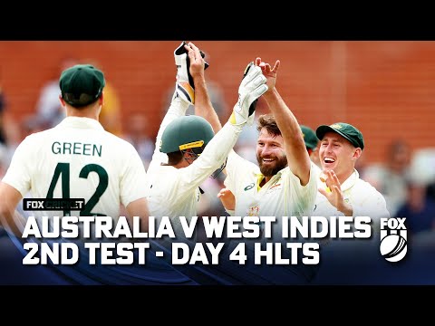 Australia vs West Indies 2nd Test - Day Four Match Highlights 11/12/22 | Fox Cricket