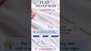 Flat Felled Seam Stitching Tutorial for Beginners