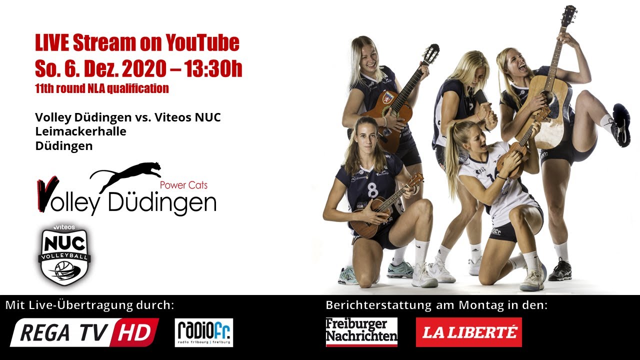 NLA Volleyball TS Volley Düdingen - Viteos NUC
