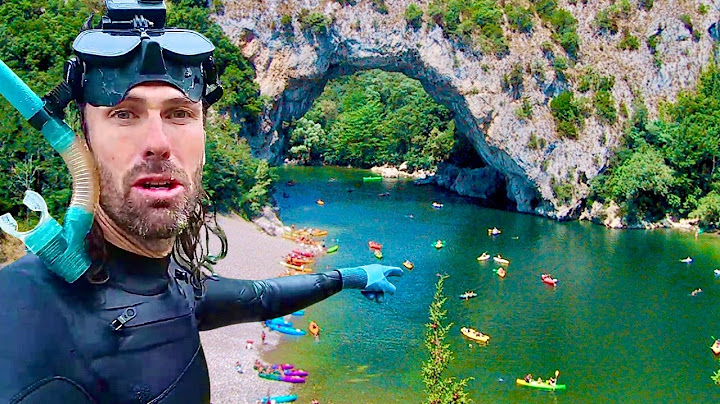 I FOUND So Much Lost Treasure under this ENORMOUS ROCK ARCH in France