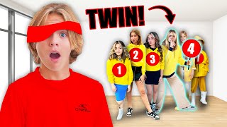 I Try to Find my Twin Blindfolded!