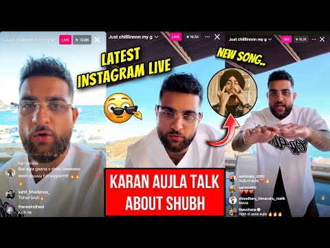 Karan Aujla Live Instagram | Karan Aujla Live Talking About Shubh & New Song | Winning Speech