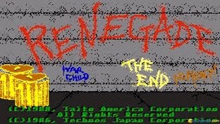 Renegade gameplay (PC Game, 1987)