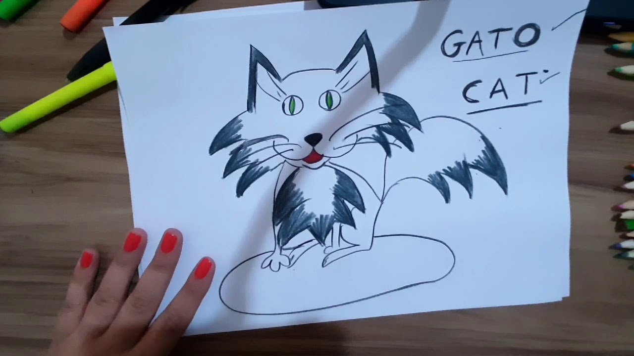 Aprenda a Desenhar um #Gato - YouTube