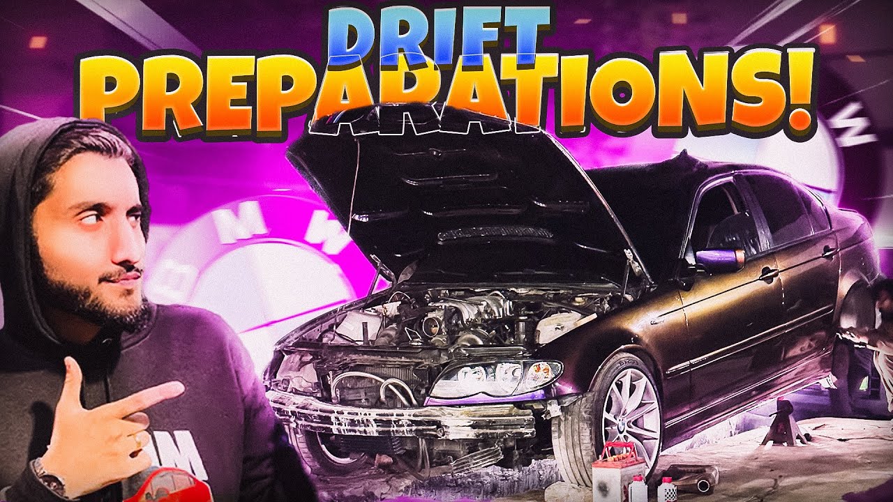 V8 BMW TRACK DRIFTING PREPARATIONS😍