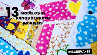 13 modelos de panos de prato incríveis