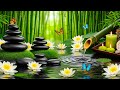Relaxing Sleep Piano with Bamboo Water Sound 🌱 Insomnia Relief, Calm Anxiety, Healing & Inner Peace