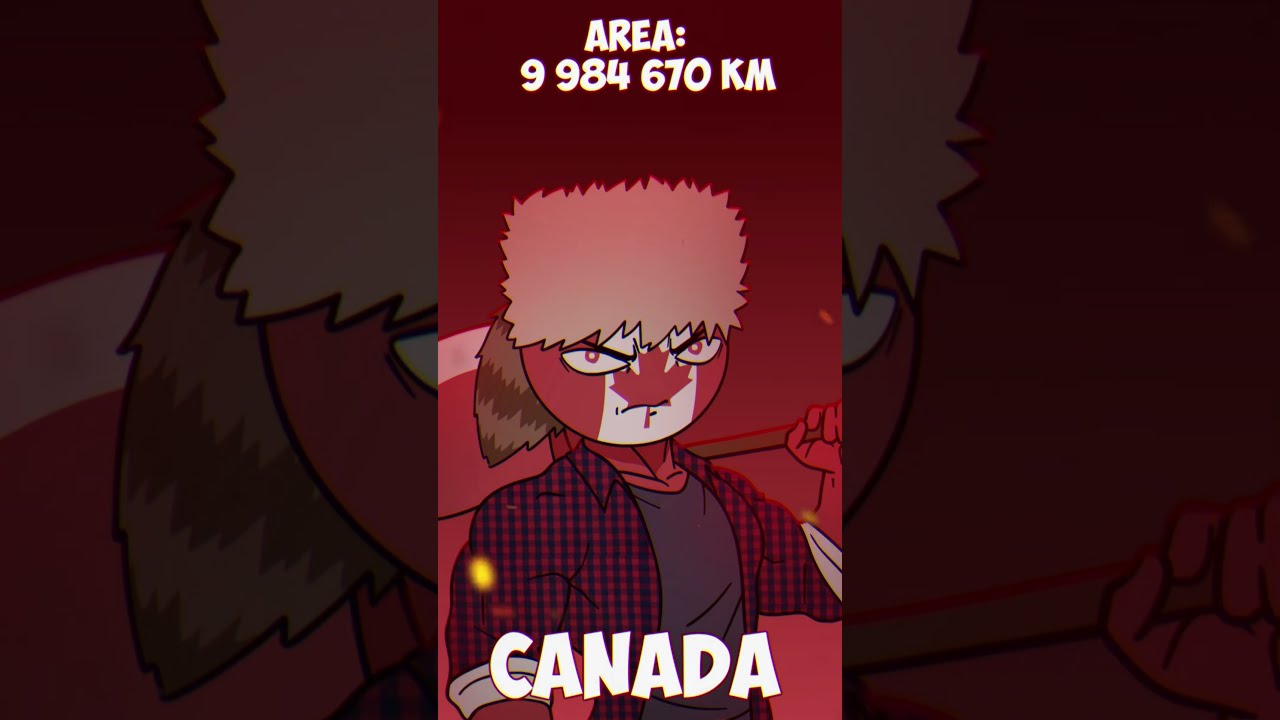 LARGEST COUNTRY BY SIZE Countryhumans