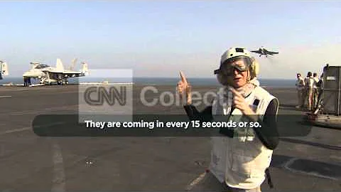 MIDEAST: ABOARD A NAVY CARRIER AT WAR