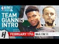 Team Giannis Players Introductions - February 17, 2019 NBA All-Star Game