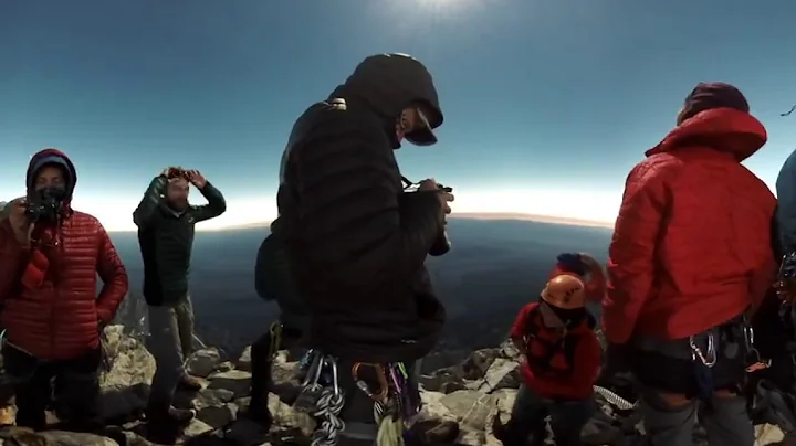 Eclipse Totality from the summit of the Grand Teton in 360 degree VR