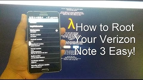 How to Root Samsung Galaxy Note 3 Verizon ONE CLICK SUPER EASY