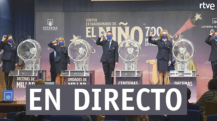 DIRECTO: Sorteo de la lotería de Niño 2023