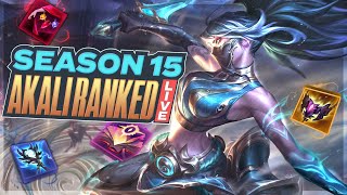 Season 15 High Elo Akali Ranked Climb | Can We Hit Challenger in a Month?