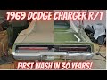 1969 charger rt garage find first wash in 30 years