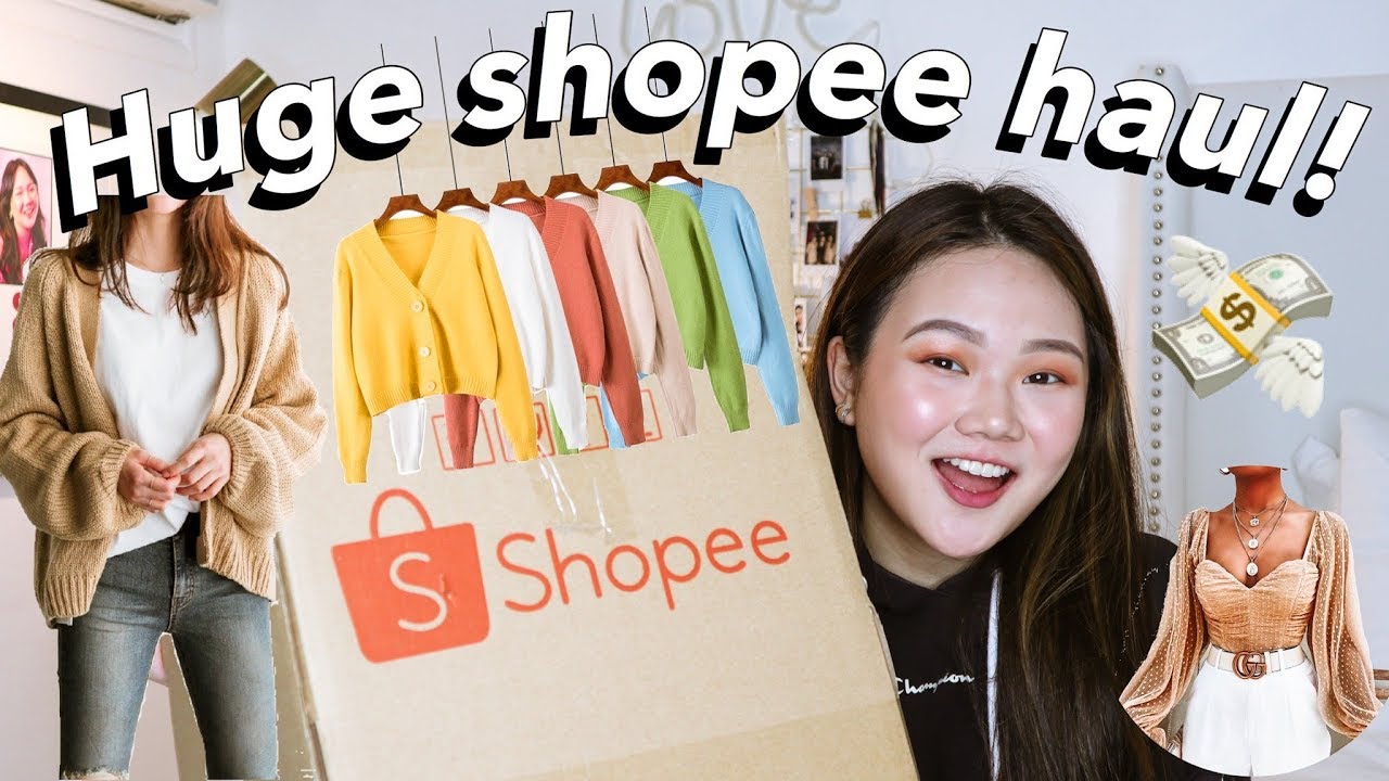 HUGE 10K SHOPEE HAUL! | ASHLEY SANDRINE - YouTube