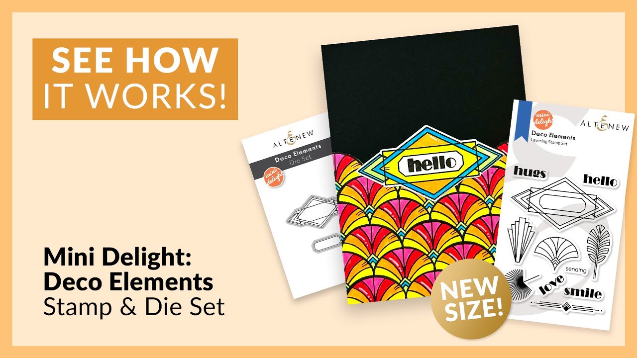 Mini Delight: Deco Elements Stamp & Die Set