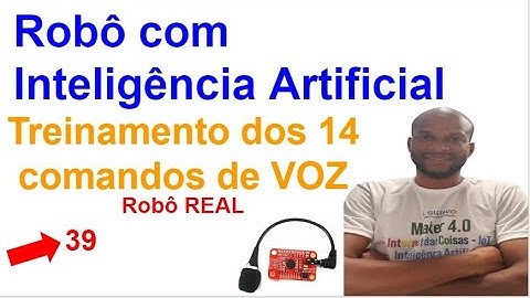 Robô Definitivo 39 -  Treinamento dos 14 Comandos de VOZ com Arduino NANO - Robô com Inteligência A