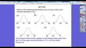 Sample Multiple Choice - AP Statistics No 