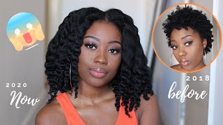 How I grew my Natural hair “fast” + best ways to retain length and moisture
