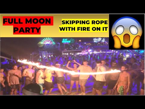 Things people do in Full Moon Party at Koh Phangan, Thailand ke full moon party me log kya karte hai