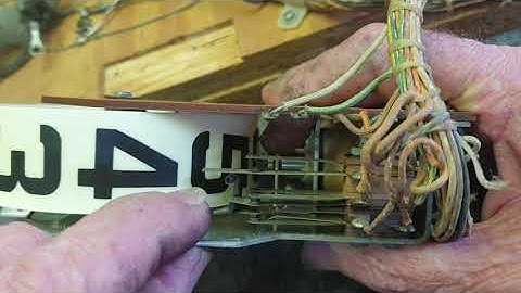 Gottlieb Pinball Decagon Score Reel Rebuild