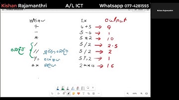 2025 AL ICT Python Past Paper Discussion | Python Day 1 | Kishan Rajamanthri