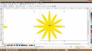 Học corel x6 - Cách vẽ hoa đơn giản trong coreldraw x6