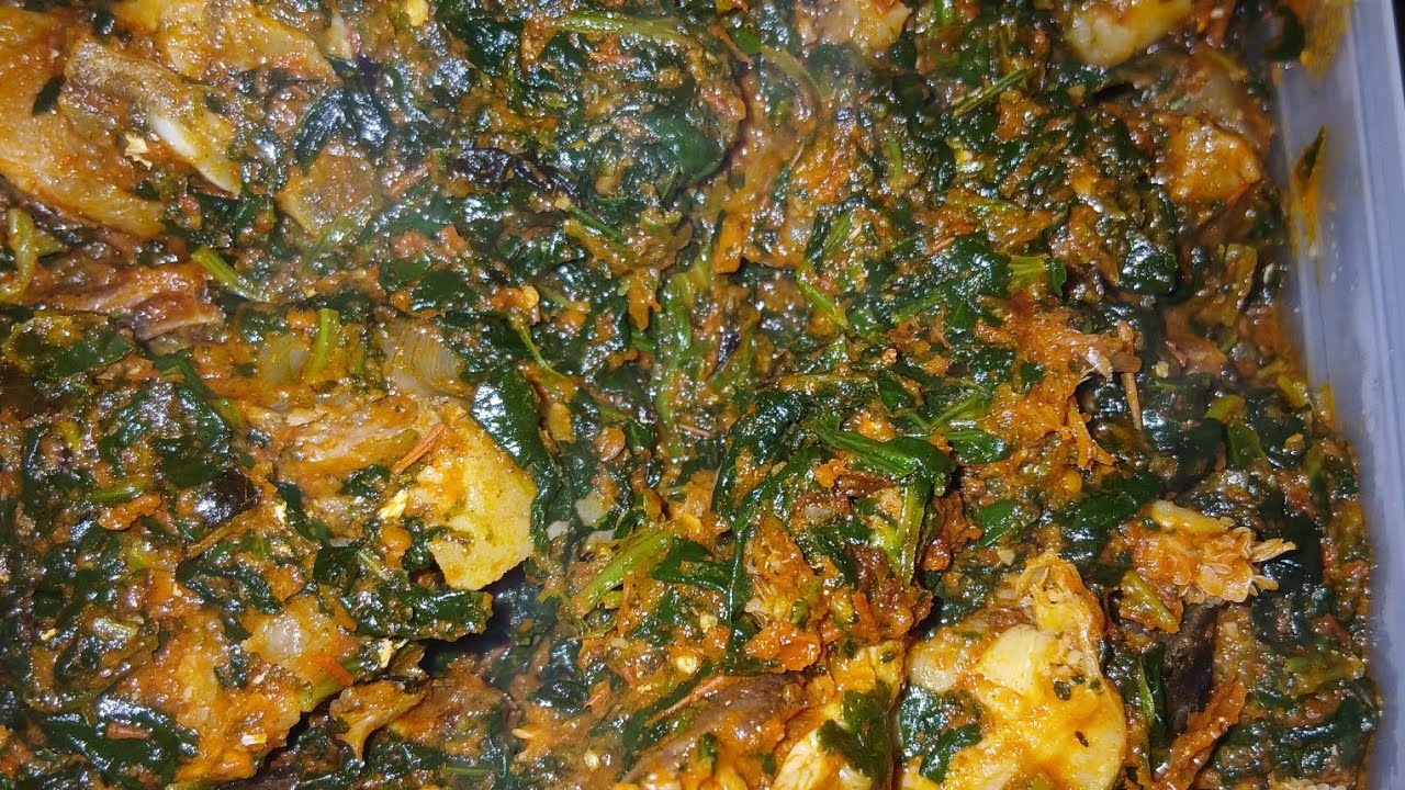 HOW TO MAKE THE BEST NIGERIA VEGETABLE SOUP #NIGERIAFOOD 