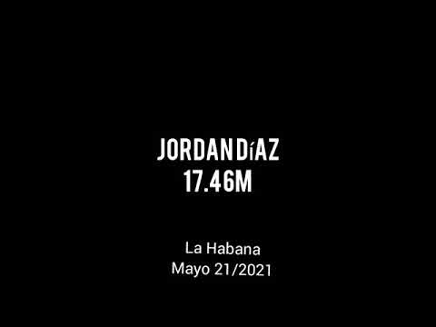 Jordan Díaz logra marca de 17.46m en triple salto en La Habana