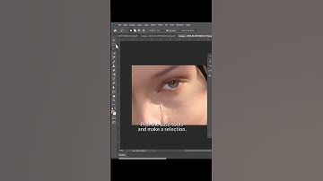 How to add realistic tears in photoshop  #photoshop cc tutorials #shorts #computer
