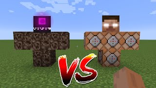 what if you create a WITHER STORM VS HEROBRINE BOSS in MINECRAFT