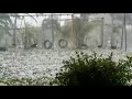 Градовый шторм обрушился на город Арараш, Бразилия #Araras #Brazil #hailstorm