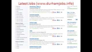 Durham Jobs | Jobs in Durham Jobs | City of Durham Jobs