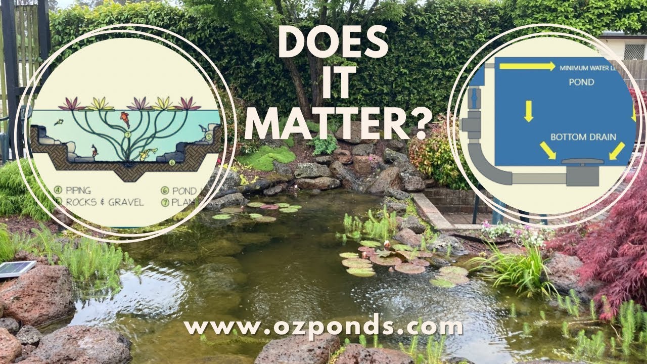 Do Ponds Need Bottom Drains? - Youtube