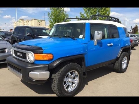 Pre Owned Blue 2007 Toyota Fj Cruiser 4wd Edmonton Calgary