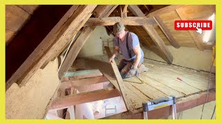 Breaking out the attic floor. EP86