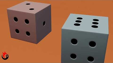Dice 3D Animation Video Two Dice