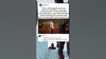 Deadpool’s MCU Welcome Went TERRIBLY Wrong #marvel #deadpool #shorts