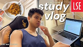 10 hour exam study vlog 📚 My realistic uni life as a LSE Law student in London