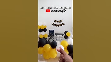 baloon decoration birthday (part 1)