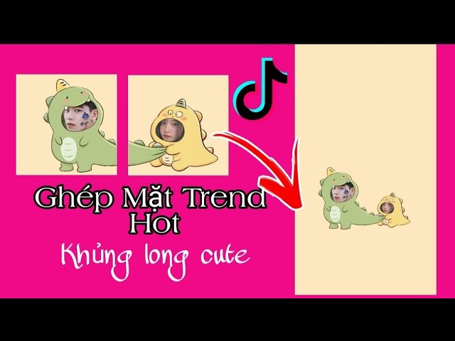 Cách Ghép Mặt Vào Hình Khủng Long Siêu Cute Hot Tiktok|Xuyên Ưi - Youtube