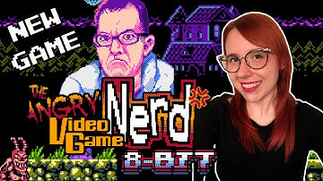 NIEUWE Angry Video Game Nerd 8-BIT GAME! Volledige speelervaring - Erin Plays