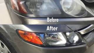 DIY-Permanent Headlight Restoration-Bug Spray & Gloss Paint by Jas On 773 views 7 years ago 3 minutes, 10 seconds