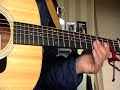 how to play 'Albatross on acoustic guitar