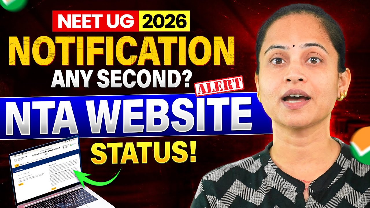 NEET UG 2026 Registration Starting Soon! 🚨 Notification Expected This Week?