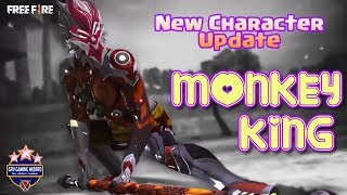 Garena Free Fire New Character Monkey King Update 2019 Update