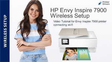 HP Envy inspire 7900 wireless setup | Connect your HP Envy inspire 7900 to a WiFi network